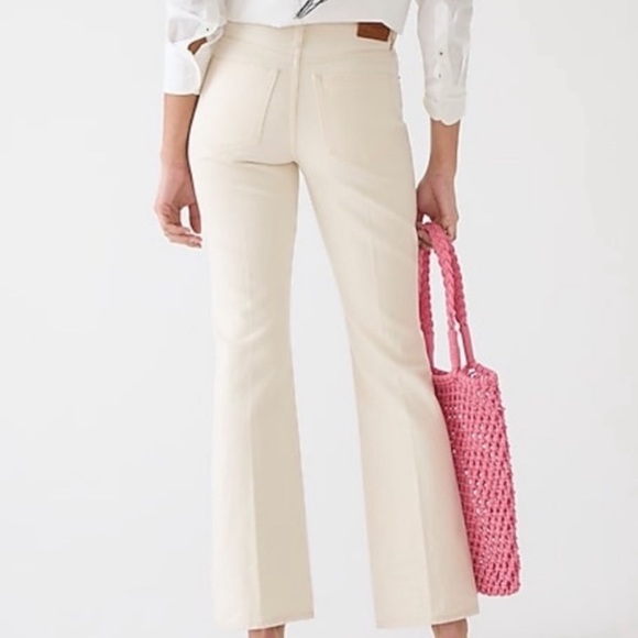 J.Crew Jeans Full-length Demi-boot Jean—Ecru—Size 31 (US) - Picture 2 of 12